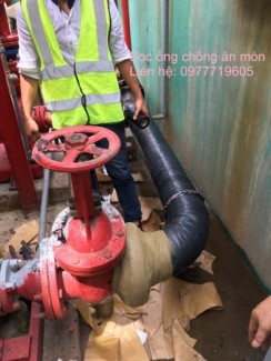 bọc chống ăn mòn cho đường ống,van,khớp nối,mặt bích