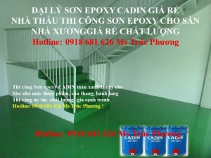 Sơn Epoxy Cadin Giá Rẻ Cho Sàn Công Nghiệp Tại Quận Tân Bình