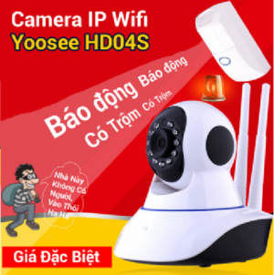 Camera ip yoosee không dây HD xoay thu âm 450K