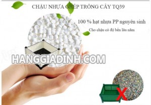 Chậu trồng rau thông minh chậu nhựa ghép thành vườn cực to TQ39 giá rẻ