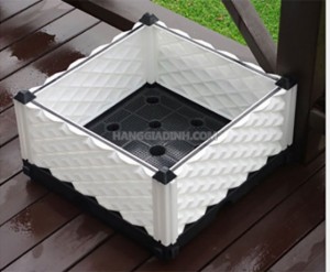 Chậu trồng rau thông minh chậu nhựa ghép thành vườn cực to TQ39 giá rẻ