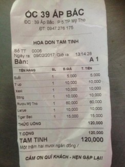 Máy tính tiền cảm ứng quản lý kinh doanh nhà hàng, quán nhậu