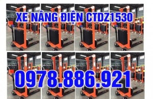 Cần bán xe nâng điện đứng lái CTDZ 1.5 tấn cao 3m giá cạnh tranh nhất