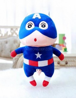 Gấu bông Shin Captain America