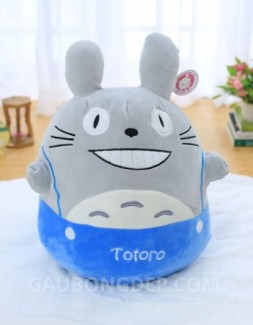 Gấu bông Totoro nhung quần xanh