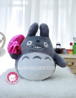 Gấu bông King Totoro mang túi hồng