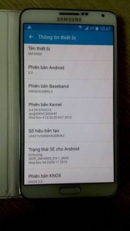 Thanh lý Samsung Note 3 trắng