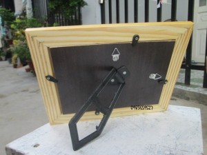 Khung giấy khen gỗ thông tự nhiên phun Pu mọi quy cách