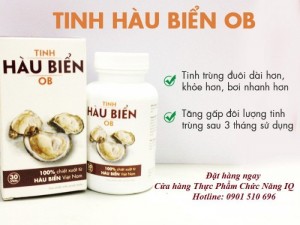 Tinh Hàu Biển OB hỗ trợ điều trị vô sinh ở nam