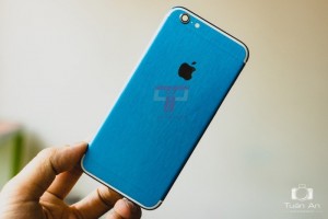 Skin nhôm xước blue ocean - iPhone 6s Plus