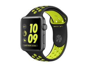 Apple Watch Sport (MP0L2) 42mm + (Series 2)Space Gray Aluminum Case - Black/Volt Sport Band