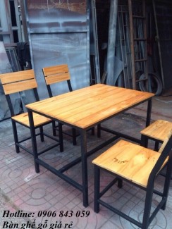Lô bàn ghế nhà hàng, quán nhậu giá rẻ, chỉ 550k/bộ