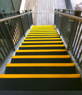 Tay vịn lan can handrail frp composite100% không sét,cách được điện