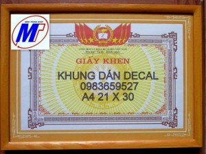 Xưởng sản xuất khung giấy khen rẻ nhất miền nam