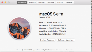 Cần bán lại iMac Late 2015