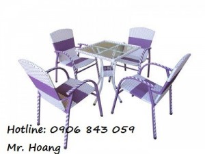 Bộ bàn ghế cà phê MS1