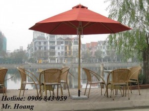 Cung cấp ô dù lệch tâm giá rẻ cho kinh doanh cafe, khu nghĩ dưỡng