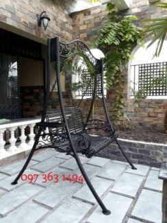 Ghế xích đu sắt chắc bền, đa dạng