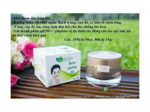 Kem dưỡng da linh hương