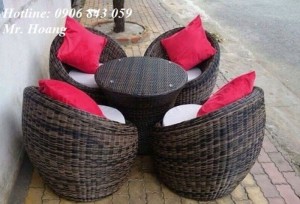 Sofa nhựa giả mây MS5