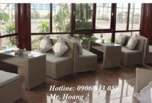 Sofa nhựa giả mây MS5