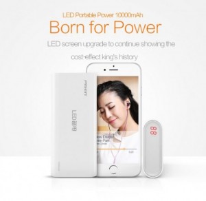 Pin sạc dự phòng pisen led portable 10.000mah chính hãng