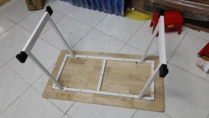 Bàn gỗ ghép chân gập
