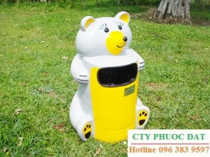 Bán thùng rác to, thùng rác công nghiệp loại nhựa hdpe