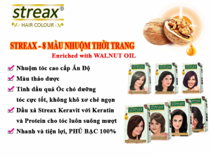 Nhuộm tóc thảo dược Ấn Độ - Streax