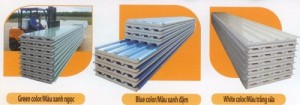 Tấm panel mái chống nóng, chống ồn, chống cháy công nghệ Hàn Quốc