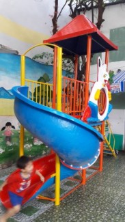 Cầu trượt liên hoàn giá rẻ cho bé 2017