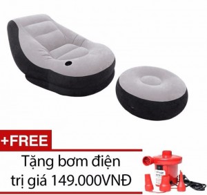 Ghế Hơi Intex Bộ 2 Món ,Chất Liệu Cao Cấp Bọc Nhung Mềm Mại, Không Thấm Nước - Tặng Kèm Bơm Hơi - MSN383192