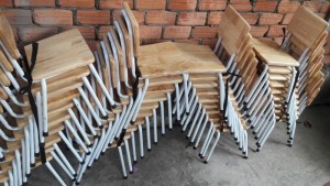 Ghế gỗ chân sắt giá rẻ nhất 2017