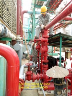 băng quấn bọc van khớp nối chống ăn mòn cho đường ống kim loại
