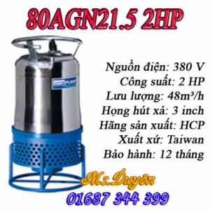 Máy bơm nước thải đặt chìm hố móng xây dựng  chính hãng