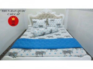 Bộ chăn drap thun lạnh Hàn Quốc