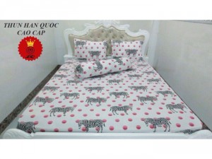 Bộ chăn drap thun lạnh Hàn Quốc