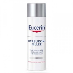 Eucerin HYALURON-FILLER với công nghệ tiên tiến làm đầy các vết nhăn sâu nhất ngay từ bên trong, không gây bít lỗ chân lông cùng SPF 15 và lớp bảo vệ khỏi tia UVA ngăn ngừa quá trình lão hóa sớm và làm sâu thêm các nếp nhăn