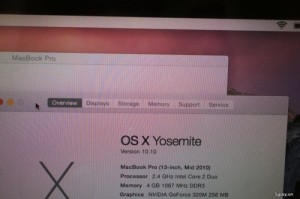 MacBook Pro MC374 13in 2010 Core 2 2.4GHz / Ram4g