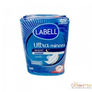 Băng vệ sinh đêm Labell 10 miếng
- Dùng ban đêm
- Có cánh, dài hơn
- Số lượng: 10 miếng
- Độ dày: 3mm
- Bảo quản nơi khô ráo