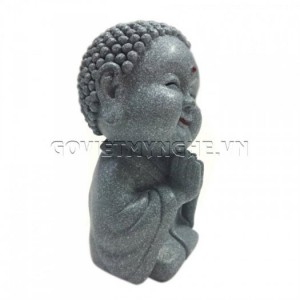 Tượng Đá Phật Cười (Màu Đá), Dài 7 x Rộng 6 x Cao 12 (cm), Giá 150.000₫.