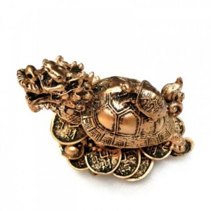 Tượng Đá Long Quy Phong Thủy (Màu Nhũ Vàng)
+ Kích thước: Dài 12cm x Rộng 8cm x Cao 10cm . Giá 195.000₫
