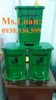 Thùng rác y tế đạp chân 15 lít, thùng rác y tế dùng trong bệnh viện, thùng đựng rác y tế đạp chân 10 lít