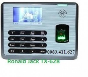 Máy chấm công vân tay Ronald Jack Tx628 màn hình cực sang chảnh, hàng 9 hãng, giá cực rẽ