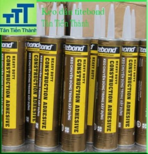 Keo dán đa năng Titebond Heavy Duty.
Titebond Heavy Duty Construction Adhesive