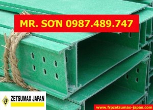 Thang cáp điện composite, máng cáp chống ăn mòn, kháng hóa chất - Mới 100%