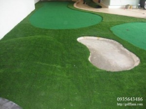 Thi công sân tập golf