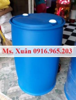 Cần mua thùng phi nhựa 220 lít đựng nước sinh hoạt.