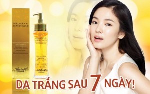 Tinh chất làm trắng da collagen & Luxury Gold