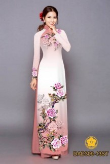 Vải áo dài hình hoa hồng của Vải Áo Dài Kim Ngọc